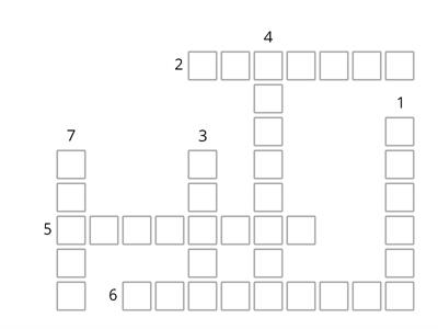 Crucigrama gramática