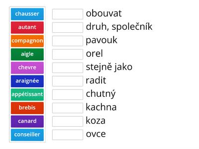 CP2/E4-6 Vocabulaire 1. sloupec