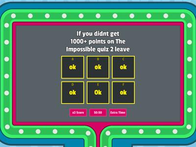 The Impossible quiz 3 (The true impossible quiz)