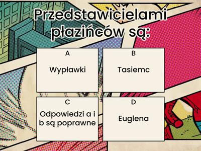 Płazińce kl 6 