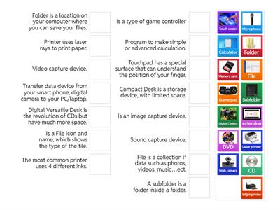 ICT - Grades 3 Glossary words - Miss Hiba
