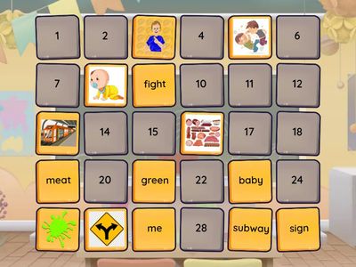 G2 Phonics word/picture match