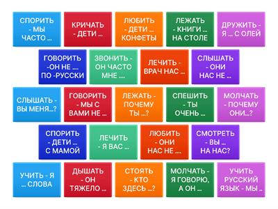   Глаголы  А1- спряжение II