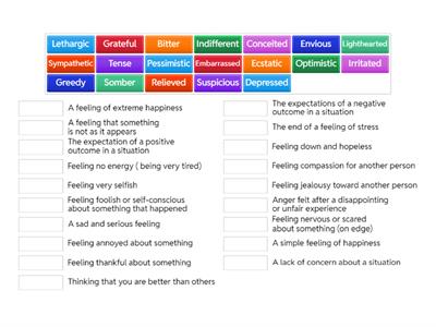 Tone & Mood Words ELA 6