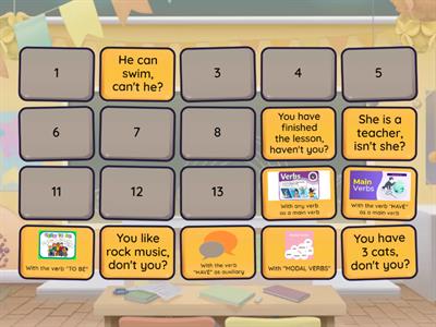 Matching Pairs ---- Question Tags Grammar ---- English V