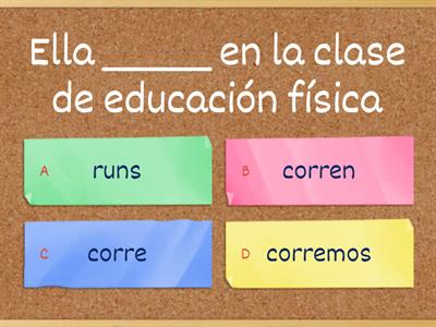 conjugation quiz 