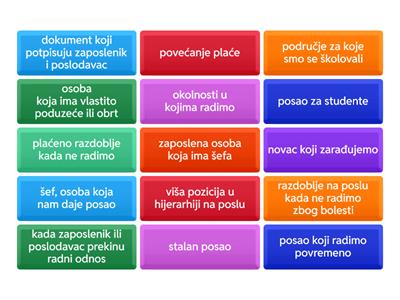 vokabular poslovi