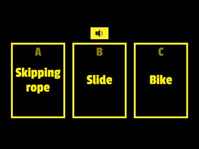 Square games - Listen and say 