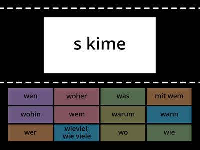 Fragewörter