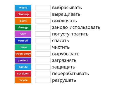 Environment сопоставить