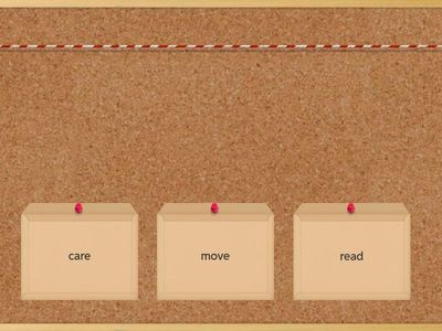 Root Words - Care, Read & Move