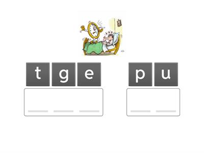 Daily routine - anagram