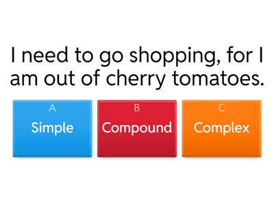 CAL  Simple, Compound or Complex?