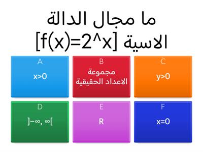 نشاط تفاعلي-الدوال الوغاريتمية 1