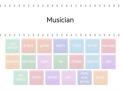 אנגלית - אוצר מילים