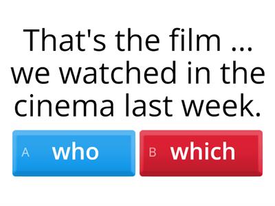 Form 7. Who-Which-Where