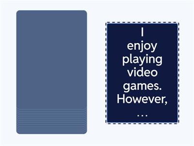 However. Although. Speaking. Teens