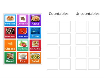 Countables and uncountables