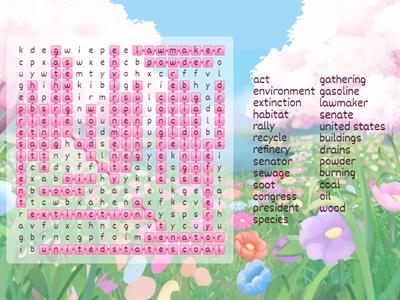 Earth Day Word Search