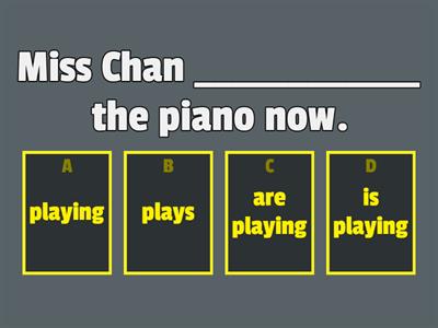 Present Continuous Tense