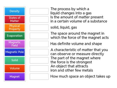 Unit 5 Science Vocabulary Words