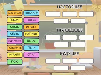 ВРЕМЕНА ГЛАГОЛОВ