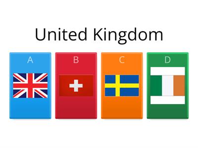 European Countries and Flags - Quiz