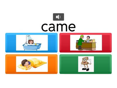  irregular verbs 1 test