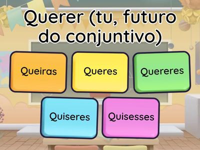 Escolhe a forma correta do verbo