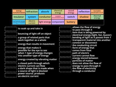 Ch 4:  Electricity and Light