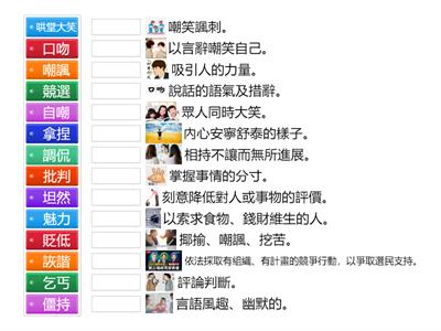 113翰林六上第六課善用自嘲展現幽默