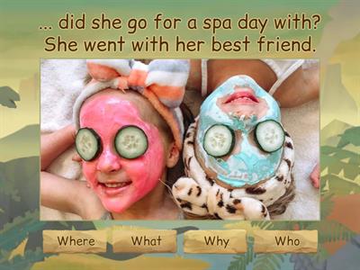 Simple Past: Who? Why? What? Where?