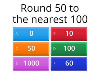 Rounding up or down to nearest 100