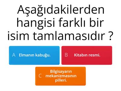 isim tamlaması