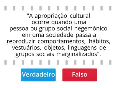 Apropriação cultural é: