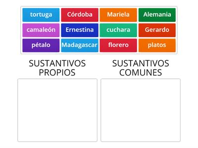 Tati.Sustantivos Propios y Comunes