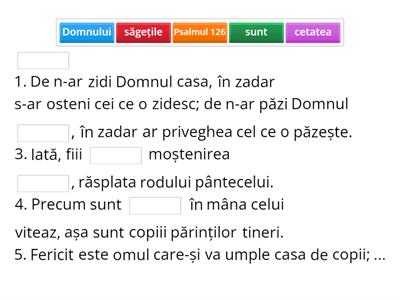 Psalmi pentru copii (126-151, fragmente)