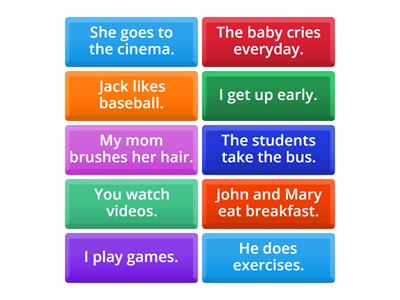 PRESENT SIMPLE: NEGATIVE FORM