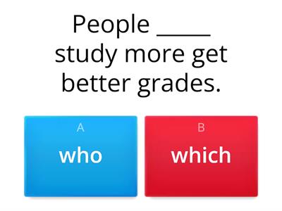 Relative Pronouns