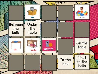 Prepositions of place