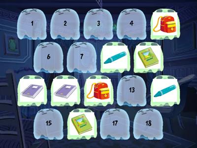 matching school objects