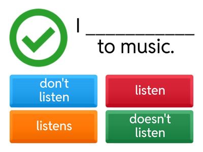 Free time: Present Simple