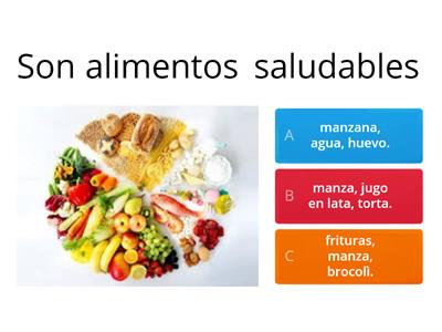 Preescolar alimentaciòn saludable