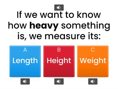 Measurement Review 2 (Length, Weight)