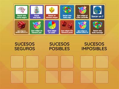 Probabilidad. Sucesos seguros, posibles e imposibles