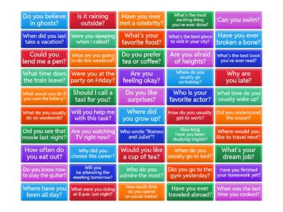 Direct and indirect questions - B2