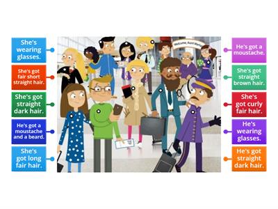 Describing physical appearance