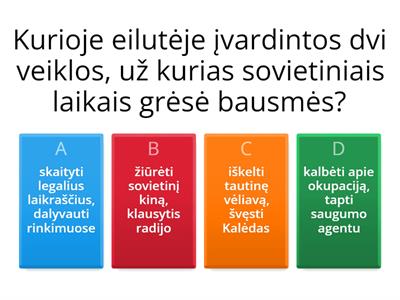 Lietuva po nepriklausomybės atkūrimo 5 kl. 