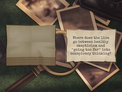 Conspiracy theories discussion questions