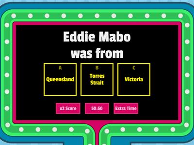 Eddie Mabo- freedom fighter